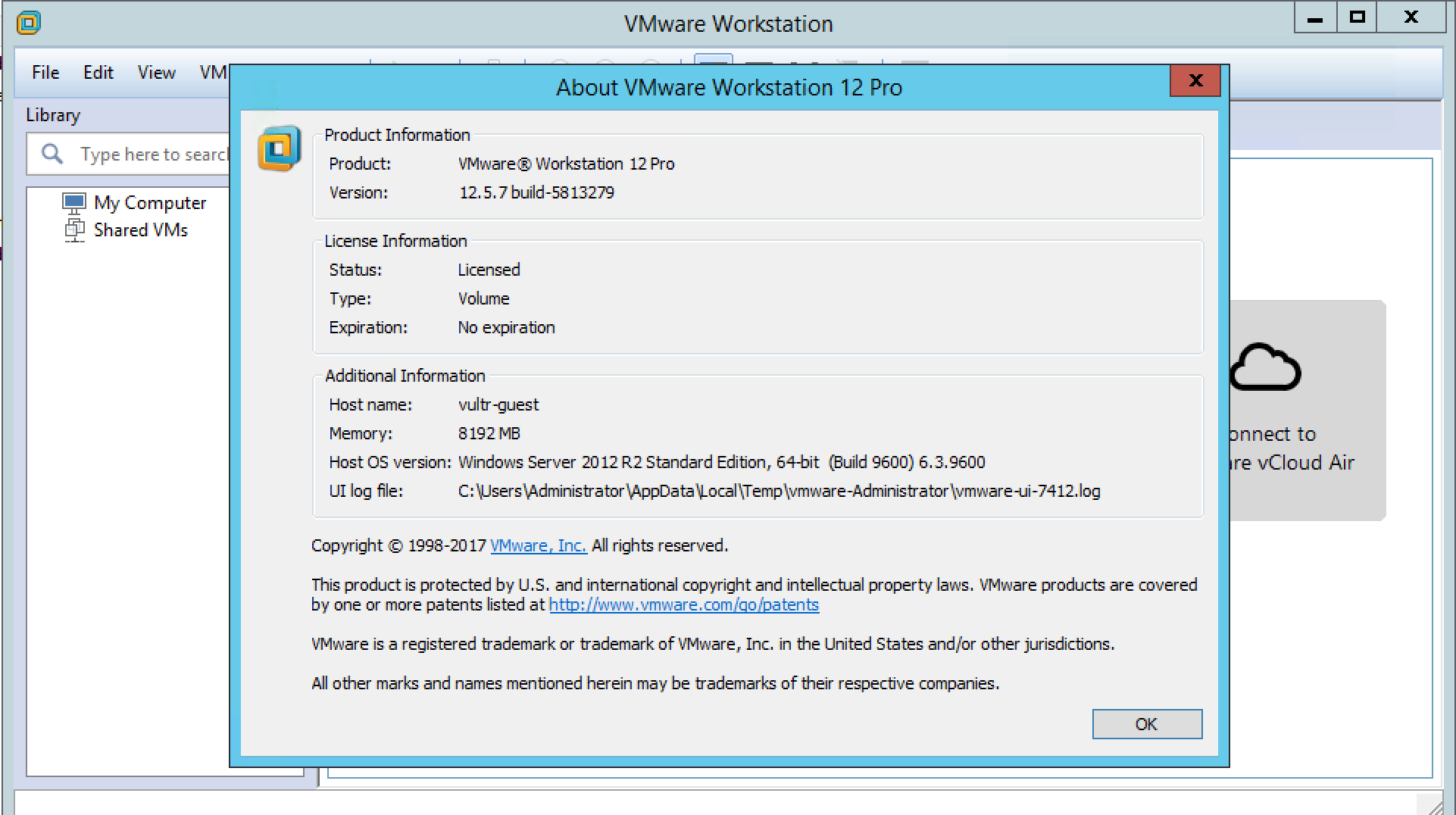 vmware workstation pro 15 codes